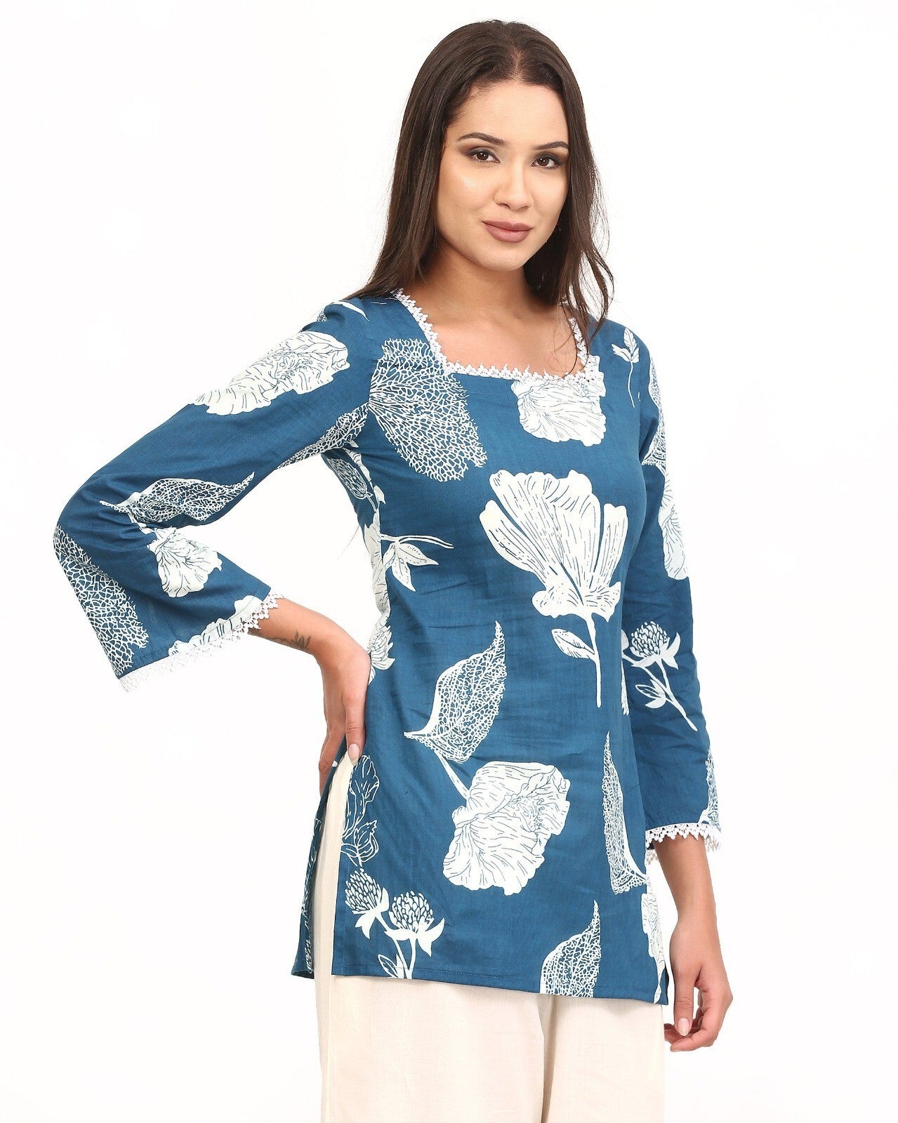 Embroidered Rayon Kurti